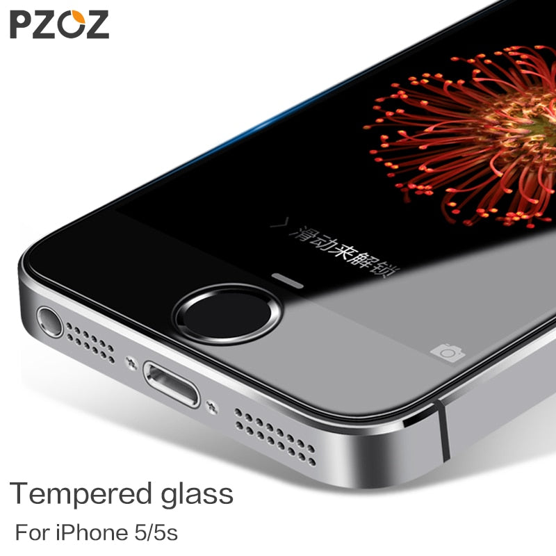 Tempered Glass For iphone 5 Original For iphone 5S Glass Screen Protector Film