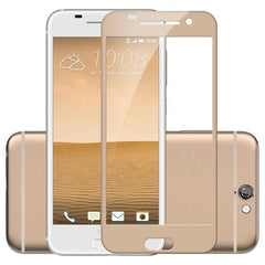 Full Cover White Golden Black Premium Tempered Glass For HTC One A9