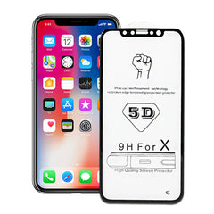 Suntaiho Cold Carving 5D Curved 9H Anti-dust Tempered Glass For iPhone X 4D / 3D