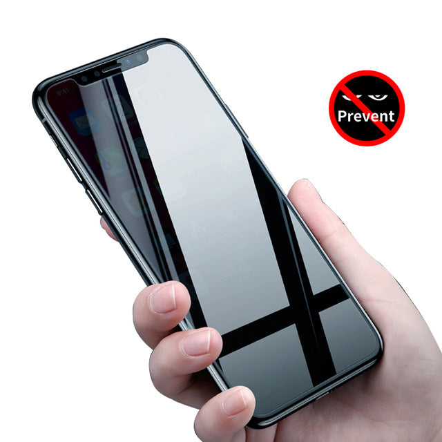 Baseus Anti Spy Glass For iPhone X 10 Screen Protector