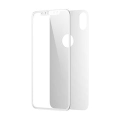 Baseus Front Back Screen Protector For iPhone X Tempered Glass Front