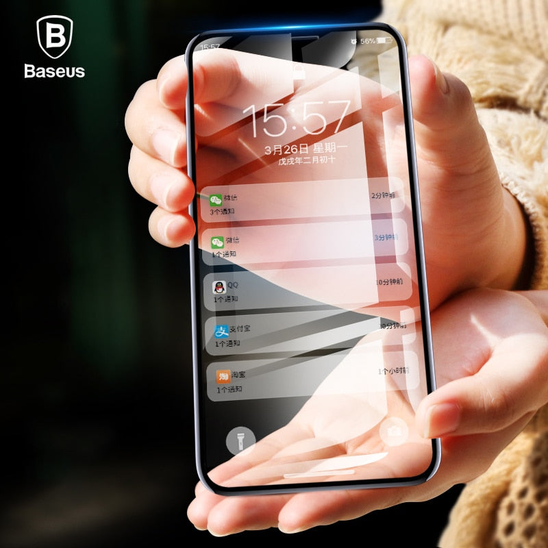 3D Surface Full Screen Protector For iPhone X Glass Slim Front Protective Tempered Glass For iPhone X